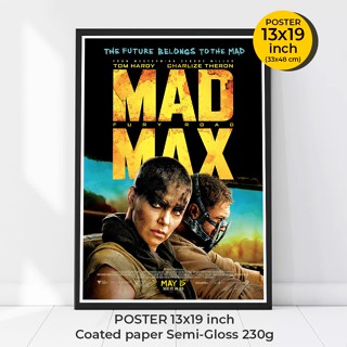 โปสเตอร์ Mad Max : Fury Road พิมพ์ด้วยกระดาษคุณภาพดีสําหรับตกแต่งผนังบ้าน