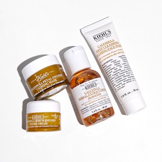 Kiehls Calendula คลีนเซอร์ทําความสะอาดผิวหน้า สูตรน้ํา สี่ชิ้น