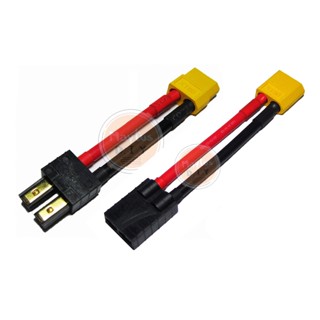 [[ร้านในไทย]] Connector Plug XT60 to TRX ,Silicone Rubber Cable 12awg