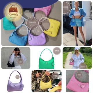 กระเป๋าprada hobo mini มี7สี (พร้อมส่ง)รูปถ่ายจากสินค้าจริง