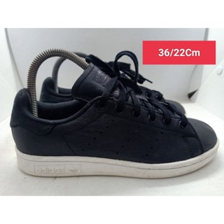 Adidas Stan Smith Size 36 ยาว 22 รองเท้ามือสอง ผ้าใบ แฟชั่น ทำงาน ลำลอง เดิน  เที่ยว วิ่ง ออกกำลังกาย เกรด A+(P2)