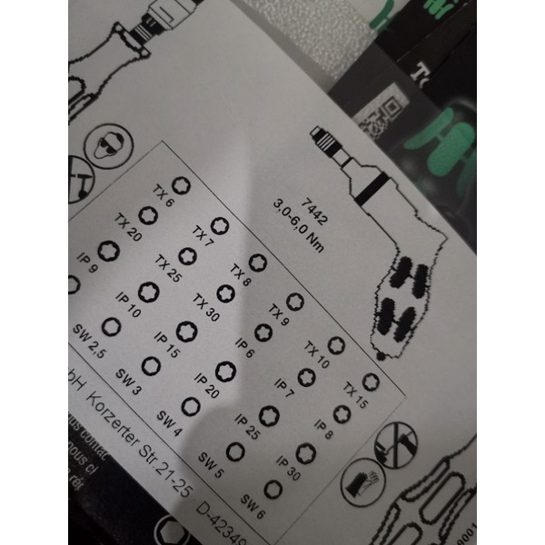 Wera Werkzeuge GmbH Korzerter 7440/41/42 Code Nr.:05074739001 Wera - รูปที่ 3