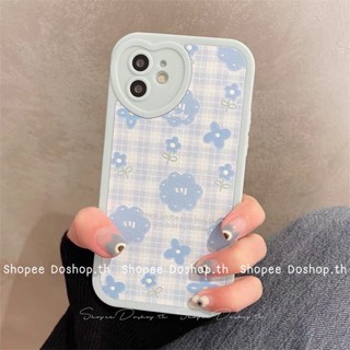 🧸 Style Korean | เคสโทรศัพท์ เคส Case สำหรับ ไอโฟน 13 13Pro 13ProMax 12 12Pro 12ProMax 11 11ProMax รายดอกไม้ กล้องหัวใจ