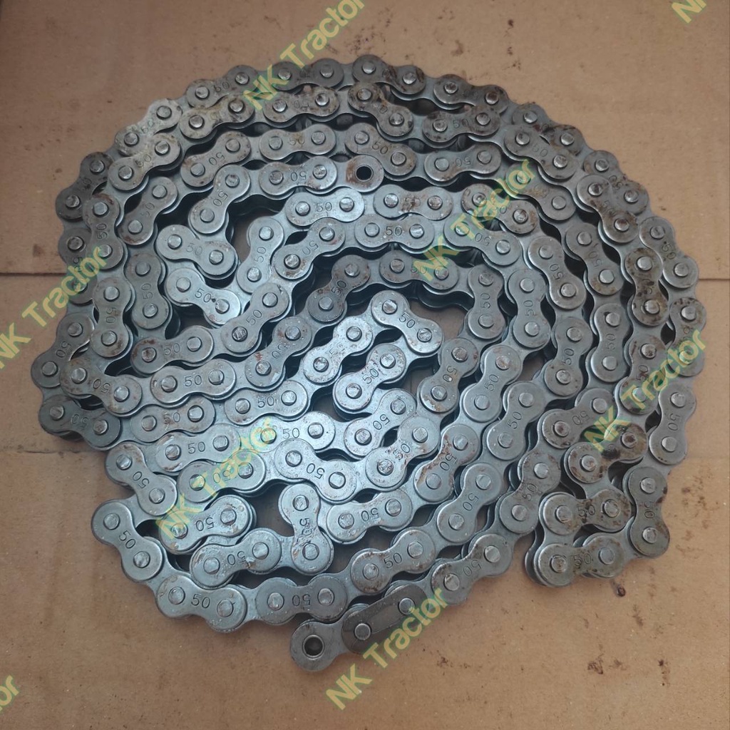 (เบอร์ 50 เส้นยาว) โซ่ข้างคอลำเลียง DC60 DC68 DC70 DC95 (โซ่คอลำเลียง โซ่ขับคอลำเลียง โซ่ข้างคอ โซ่ค