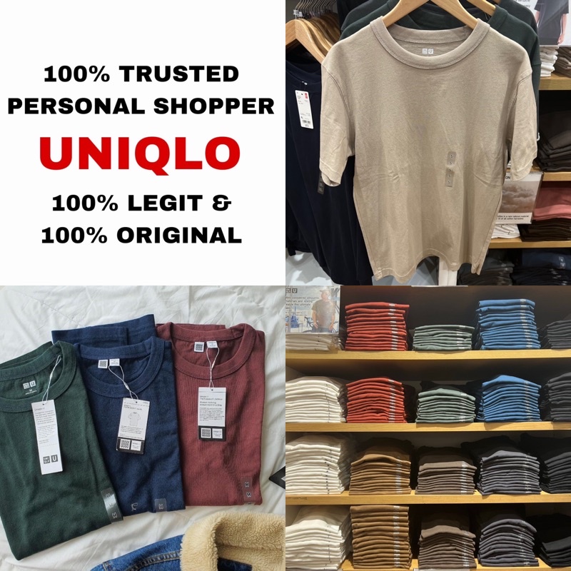% Orizaynal Un iqlo U Crew Neck T-Shirt (Unisex)