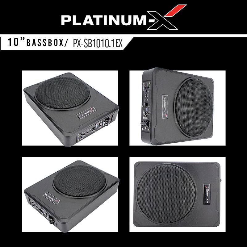 PLATINUMX PXSB1010.1EX ลำโพงซับวูฟเฟอร์ เบสบ๊อก BASSBOX 10นิ้ว พร้อม