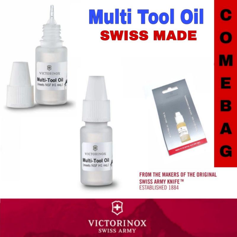 น้ำมันVictorinox Multi-tool oil (4.3302)น้ำมันหล่อลื่นอเนกประสงค์เพื่อหล่อลื่น ป้องกันการกัดกร่อนของมีดขนาด 10ml.