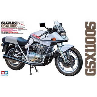 💥New💥 🏆 TAMIYA 16025 ชุดประกอบจำลองมาตราส่วน 1:6 Suzuki GSX1100S Katana โมเดลประกอบ ต้องไปสร้างและทำสีเอง