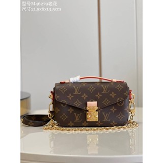 พร้อมส่งNew Louis Vuitton Pochette metis east west(Ori)เทพ