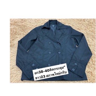 🌹Hot💥ลดราคา Black Blazer งานแบรนด์ อก38-40”งานดีน่ารัก สภาพใหม่พร้อมกระดุมสำรองงานดีมีซับทรงโค้ทเท่ห์ๆเรียบหรูดูเก๋จ้า