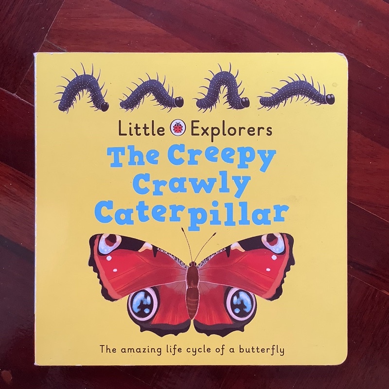 หนังสือภาษาอังกฤษสำหรับเด็ก Ladybird Little Explorers เรื่อง The Creepy, Crawly Caterpillar (Board book)