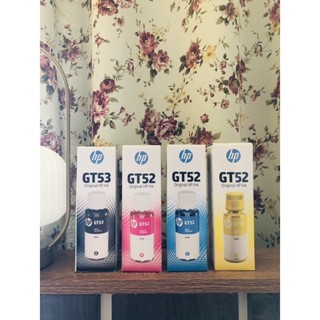 หมึกเติม แท้ HP GT53💯 ❌ลดล้างบ้าน❌สีดำ Black ขนาด 90 Ml. , GT52 สี C, M, Y สีละ 70 Ml. ของแท้ 100 % 🪸มีกล่อง👗