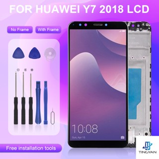 หน้าจอสัมผัสดิจิทัล Lcd สําหรับ Huawei Y7 Pro 2018 Y7 2018 Y7 Prime 2018 ส่งฟรี