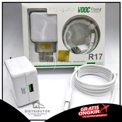 CHARGER travel oppo r17 super vooc CHARGER MICRO USB TYPE C Charger OPPO R17 VOOC 4.0A + ข้อมูลสายเค