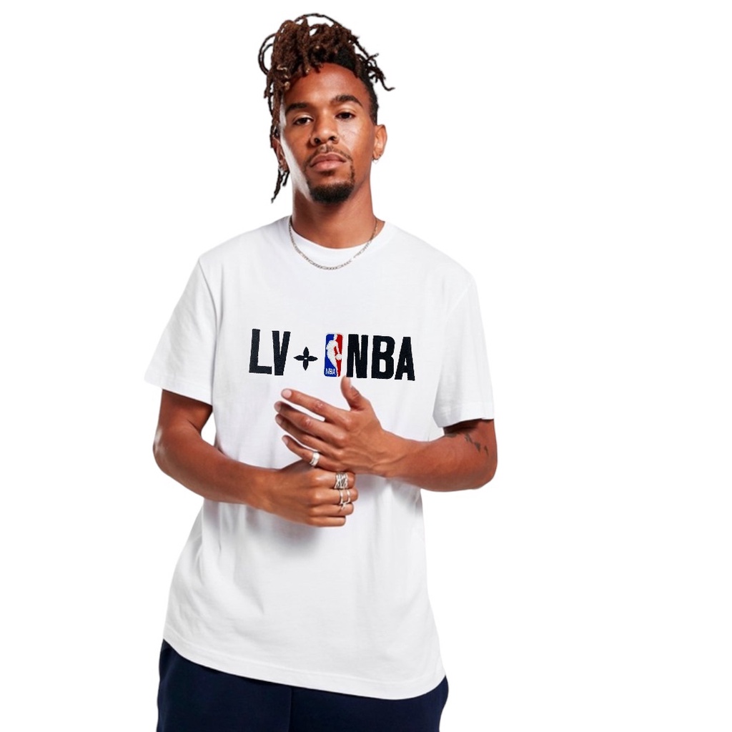 TLC คุณภาพพรีเมี่ยม 1:1 L0UIS VUITT0N Tshirt ผู้หญิงผู้ชาย Baju T เสื้อ