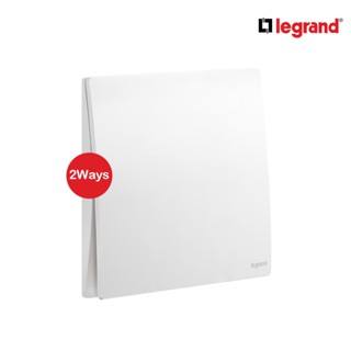 Legrand สวิตช์สองทาง 1ช่อง สีขาว 1G 2Ways Switch 16AX รุ่นมาเรียเซนต์ | Mallia Senses | Matt White | 281001MW | Ucanbuys