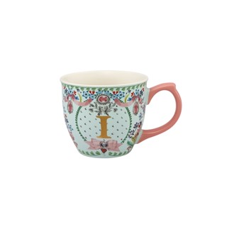 Cath Kidston Emily Fine China Alphabet Mug I Lillies Posey Cream