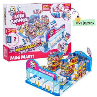 5 Surprise Mini Brands Electronic Mini Mart with 4 Mystery Mini Brands Playset by ZURU