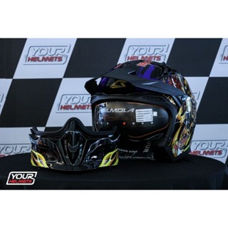 หมวกกันน็อค BILMOLA HELMETS รุ่น SPIKER THE NUMBER OF THE BEAST BLUE