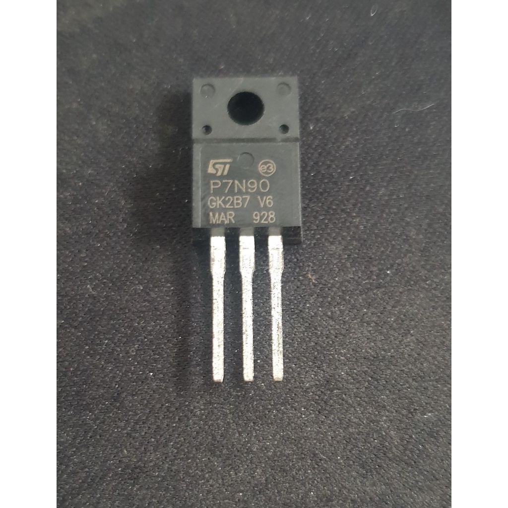 ทรานซิสเตอร์ P7N90 N-Channel MOSFET 900V 7A 250W TO-220F