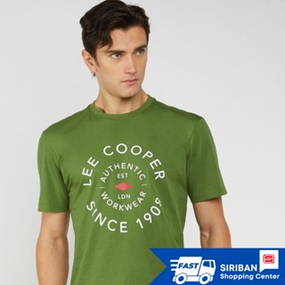 LEE COOPER เสื้อยืด Circular Tee - Green รุ่น L2130-0004