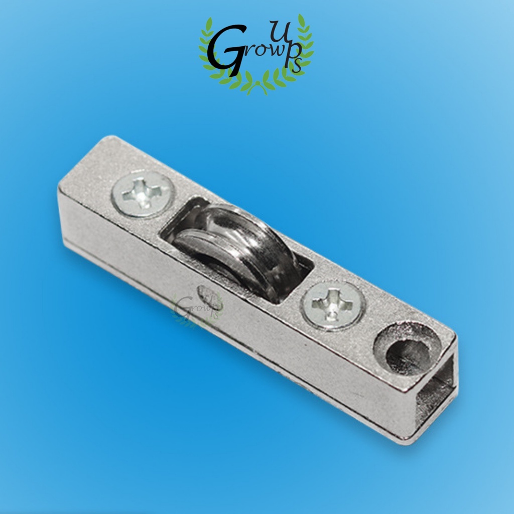 ล้อรางหนีบ ใบไม้ มีลูกปืน ลูกล้อรางตู้โชว์ ลูกล้อบานเลื่อนรางหนีบ ล้อบานเลื่อนตู้ ลูกล้อตู้กระจก ล้อ ลูกล้อ ล้อบานเลื่อน - รูปที่ 2