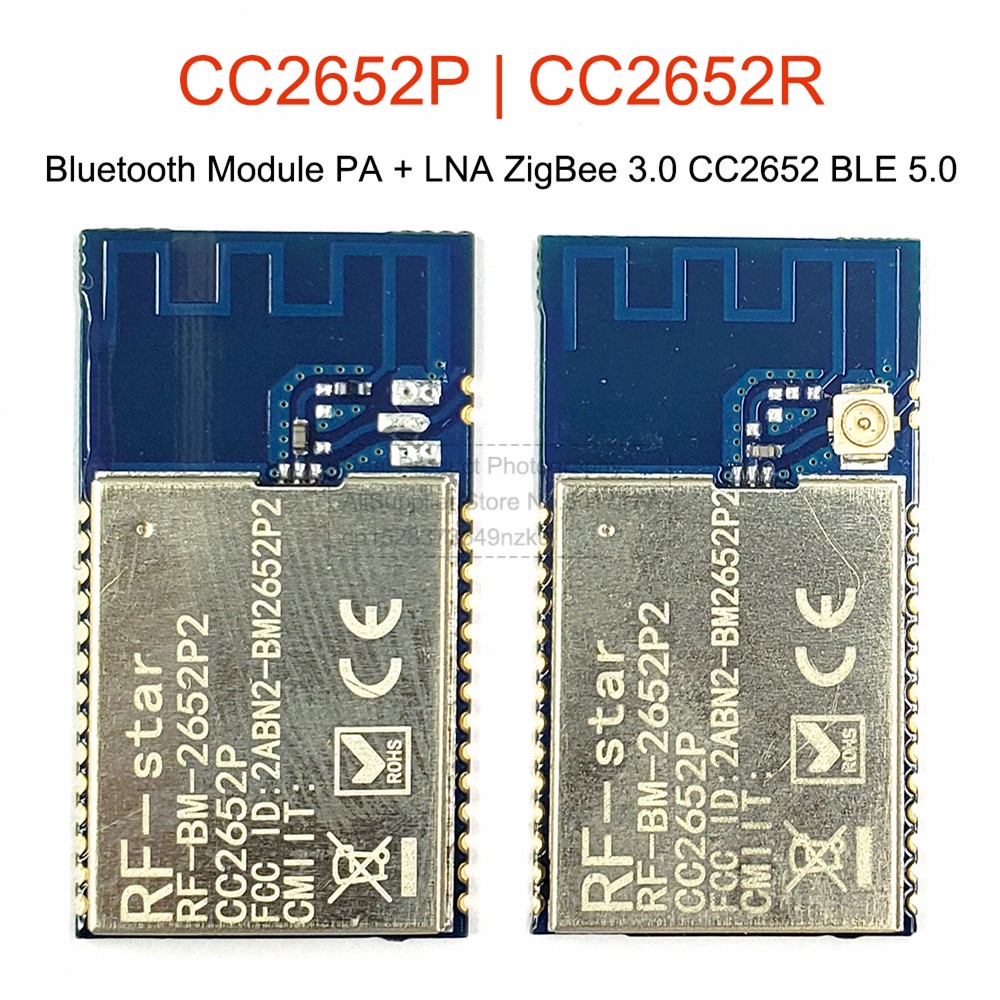 CC2652P CC2652R โมดูลบลูทูธ PA + LNA ZigBee 3.0 CC2652 BLE 5.0 โมดูลบลูทูธเปลี่ยน CC2650 ใหม่