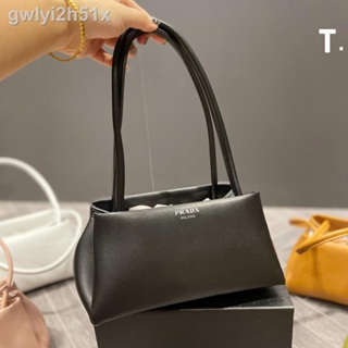 ☇❖Pra  Armpit Bag Womens Casual Shoulder Bag Cool Handbag [with Box]