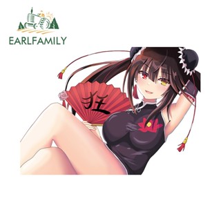 Earlfamily สติกเกอร์ ลาย Tokisaki Kurumi Nightmare ขนาด 13 ซม. x 9.2 ซม. สําหรับติดตกแต่งรถยนต์ รถจักรยานยนต์