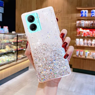 พร้อมส่ง เคสโทรศัพท์มือถือแบบใส ลายกลิตเตอร์ดาว ระยิบระยับ สําหรับ Realme 10 4G 5G 10Pro 10Pro+ 10 Pro 10 5G