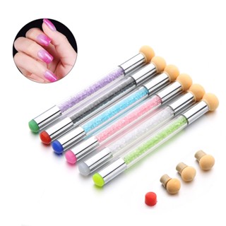 【AG】Double Head Silicone Stamper Sponge Painting Shading Pen Art Brush