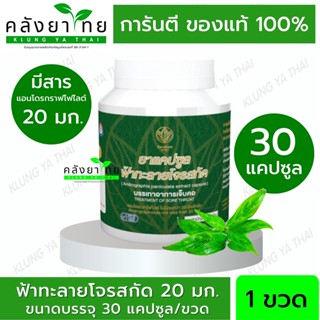 แคปซูลฟ้าทะลายโจรสกัดแบรนด์การบูร ANDROGRAPHIS EXTRACT พร้อมส่ง