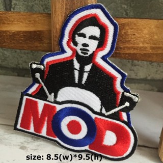 แนวสตรีท mod oi ตัวรีดติดเสื้อ อาร์มรีด อาร์มปัก ตกแต่งเสื้อผ้า หมวก กระเป๋า แจ๊คเก็ตยีนส์ Hipster Embroidered Iron o...