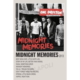 โปสเตอร์ปกอัลบั้ม Midnight Memories One Direction