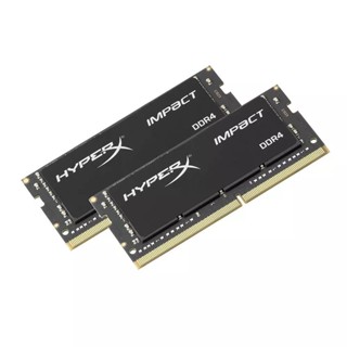 32GB (16GBx2) DDR4 2400MHz RAM NOTEBOOK (หน่วยความจำโน้ตบุ๊ค) KINGSTON HyperX IMPACT (HX424S14IBK2/32)