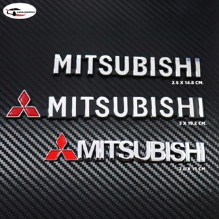 โลโก้ ตัวอักษร ตัวนูน MITSUBISHI ติดถ มิตซูบิชิ มี 3 ขนาด