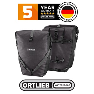 Ortlieb กระเป๋าจักรยานทัวริ่งคู่หลัง Back-Roller Plus สีเทาเข้ม Granite - Black