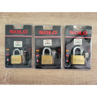 SOLO กุญแจ 4507N 35-45มิล คอสั้น ระบบลูกปืน [แท้] โซโล ราคาถูก ล็อค Key แบบดี ของแท้ สินค้าพร้อมส่ง