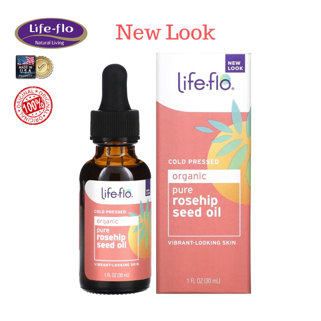 Rosehip Oil | ผิวใส รอยจางไว | Life-flo น้ำมันโรสฮิป | 30ml | แท้พร้อมส่ง