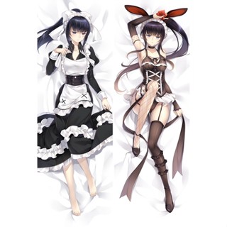 ปลอกหมอน ลายการ์ตูนอนิเมะญี่ปุ่น Overlord Albedo Shalltear Bloodfallen Dakimakura ขนาด 60x180 ซม. สําหรับกอดร่างกาย