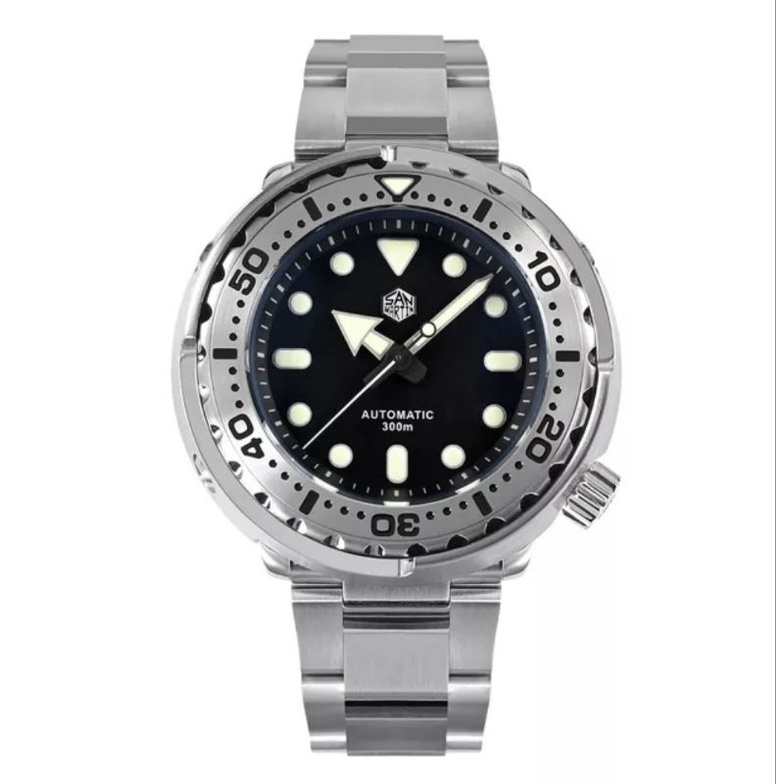 San​ Martin NEW 47mm Tuna Diver Watch 300m Automatic NH36, Sapphire glass
