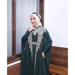 [ขาย] Gamis ผ้าโพกหัว ASWA CLARISSA ฟรี INER GAMIS, TURBAN &amp; BELT