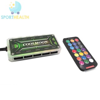 COOLMOON RGB Remote Controller DC12V 5A LED Color Intelligent Controller