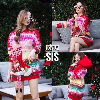 🌈🌿🌺🌸🌼❤️💚🇰🇷 Knit Hood Snowman Long Sleeve Top