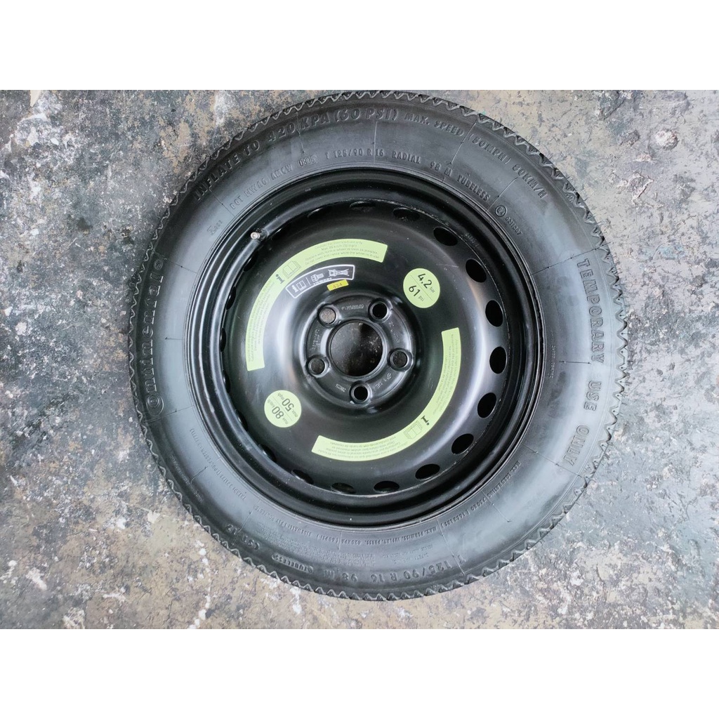 ยางอะไหล่ Benz ขอบ 17" Pcd 5-112 ยางอะไหล่ MG PE MG 5 * 112 สภาพดี