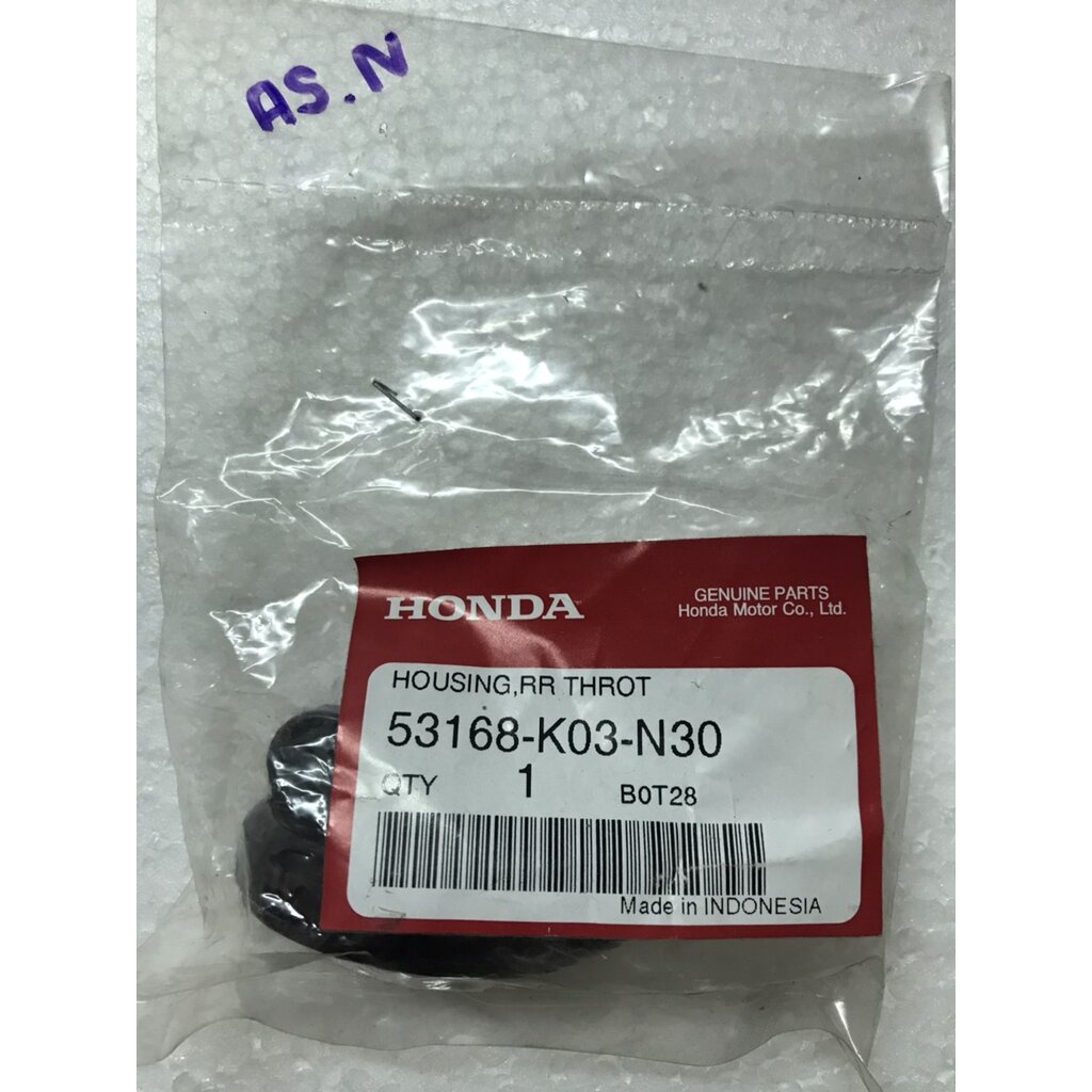 53168-K03-N30 ปะกับปลอกคันเร่งด้านหลัง WAVE125I ปลาวาฬ (ตัวใหม่)'2019 อะไหล่แท้ HONDA