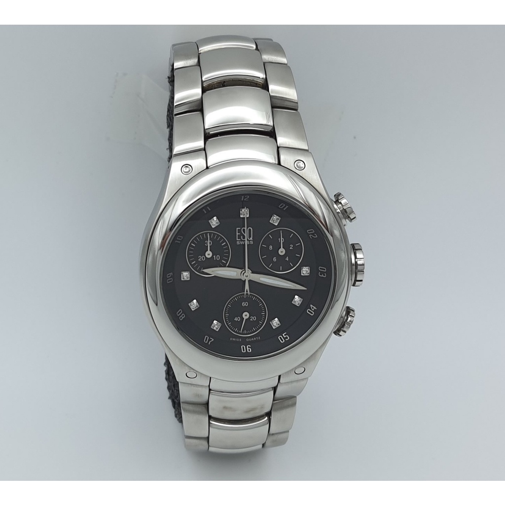 นาฬิกา ESQ MEN'S 07300907 BY MOVADO 38 MM DIAMOND CENTURION QUARTZ CHRONOGRAPH (สภาพดี)