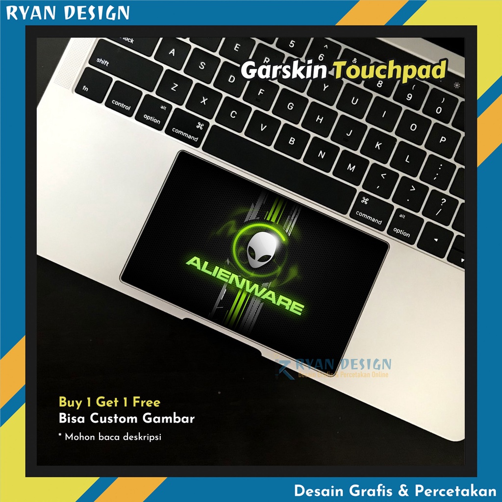 Premium Garskin TouchPad Laptop Skin Alienware TrackPad Protector TouchPad Protector (ซื้อ 1 แถม 1)