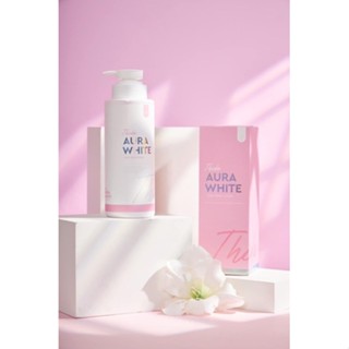 💖🤍แพ็คเก็ตใหม่ หอมมาก ธิดา ออร่าไวท์ THIDA AURA WHITE พร้อมกันแดด 50 เท่า💖🤍