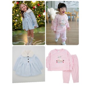 เสื้อคลุม​กันหนาวเด็กขนนุ่มๆหนาอุ่นๆงานแบรนด์​(พร้อมส่ง)​